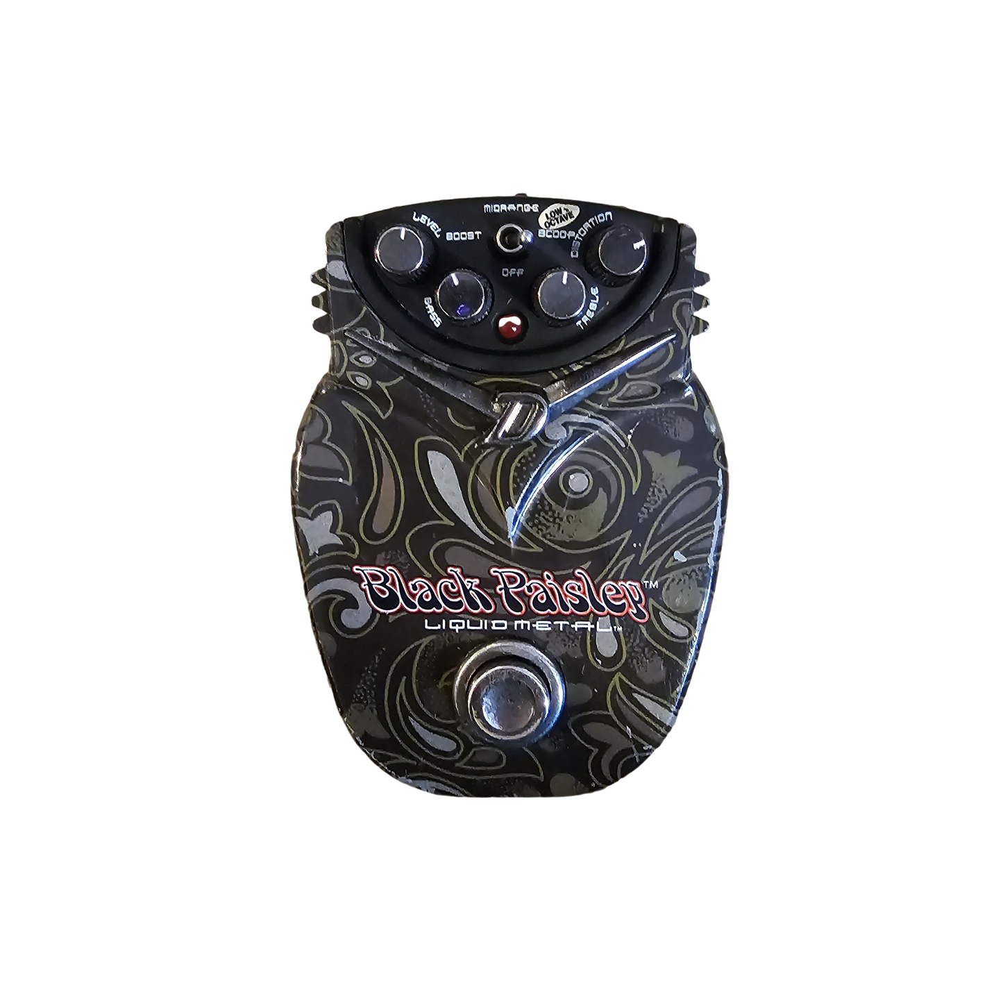 Danelectro Black Paisley Liquid Metal