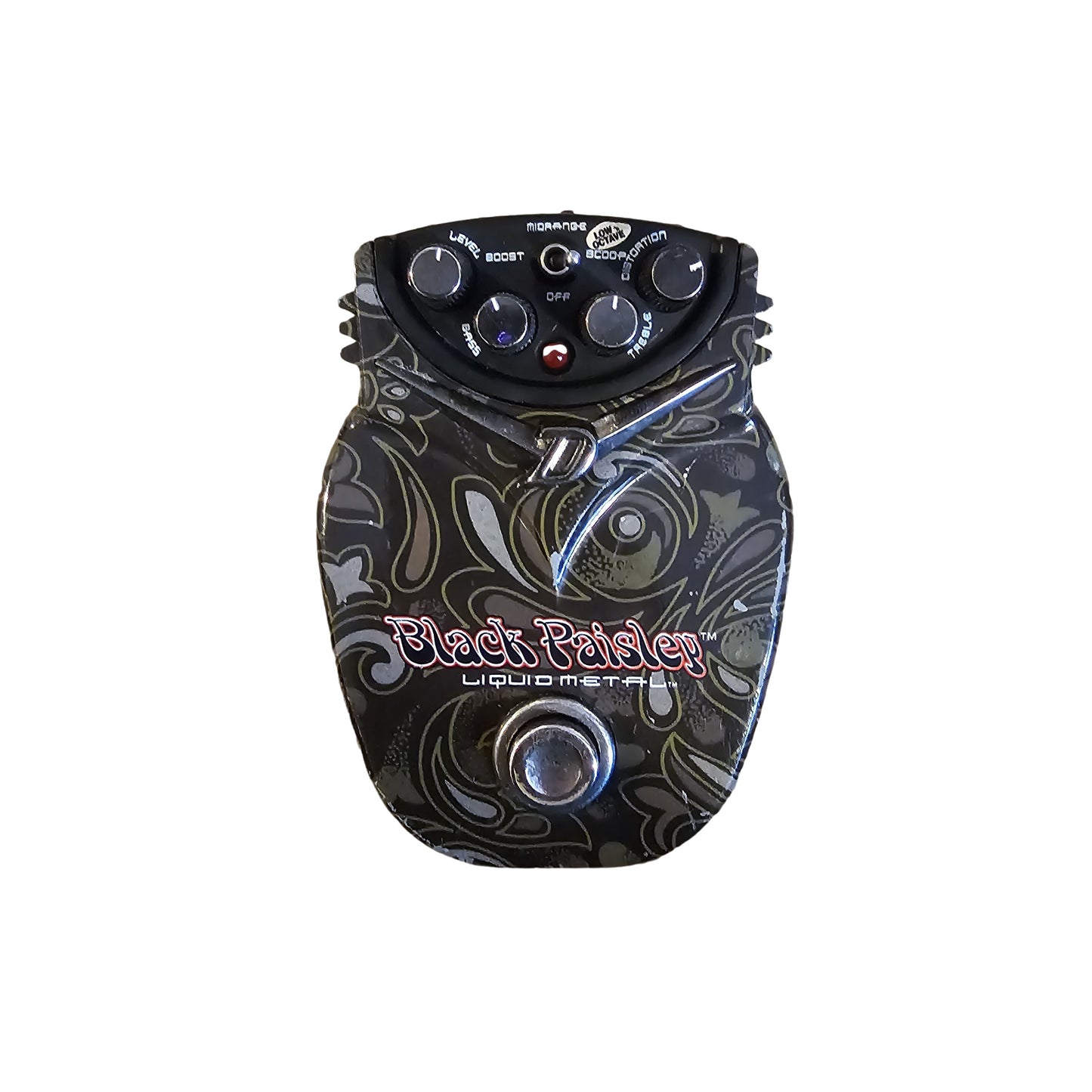 Danelectro Black Paisley Liquid Metal