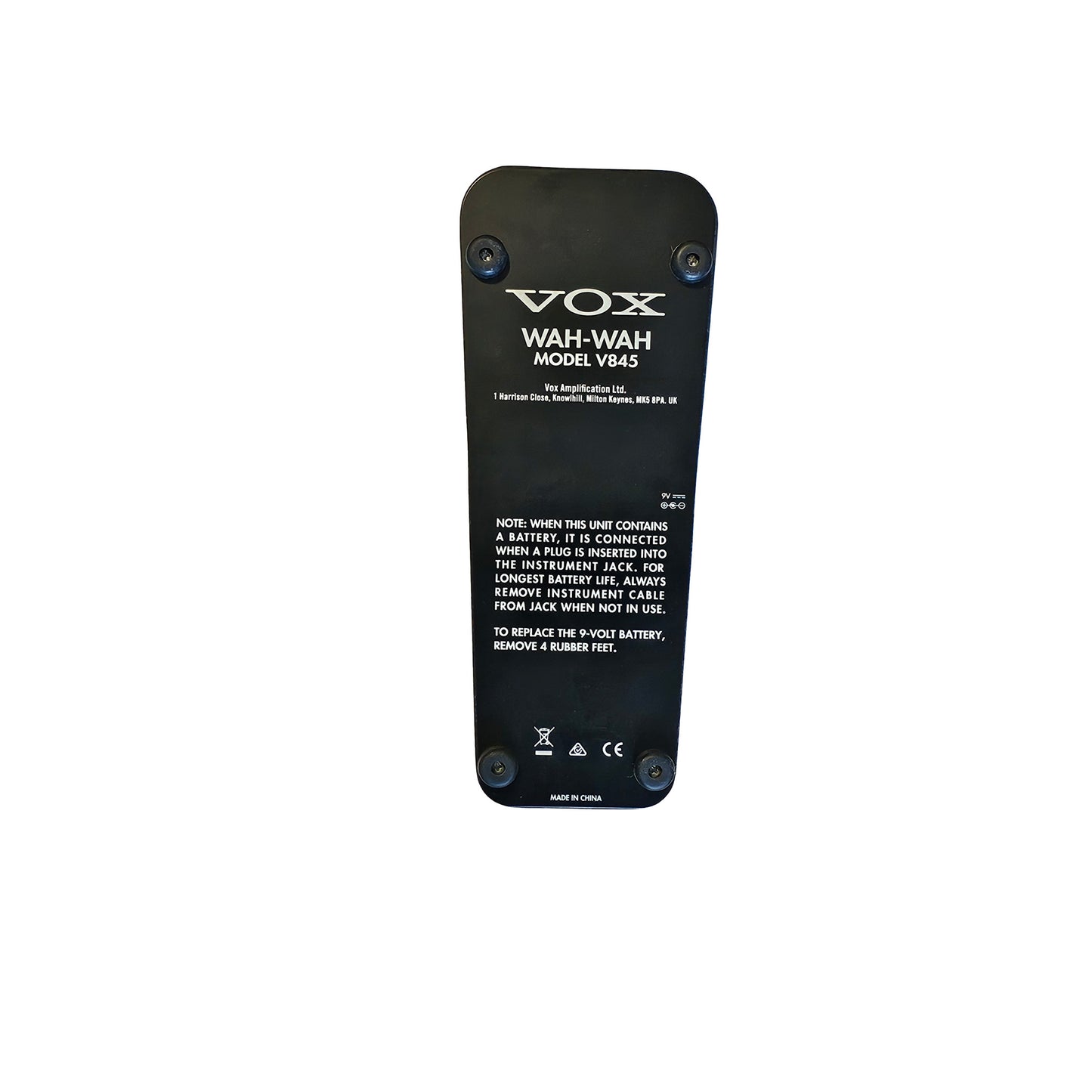 Vox V845 Wah Pedal