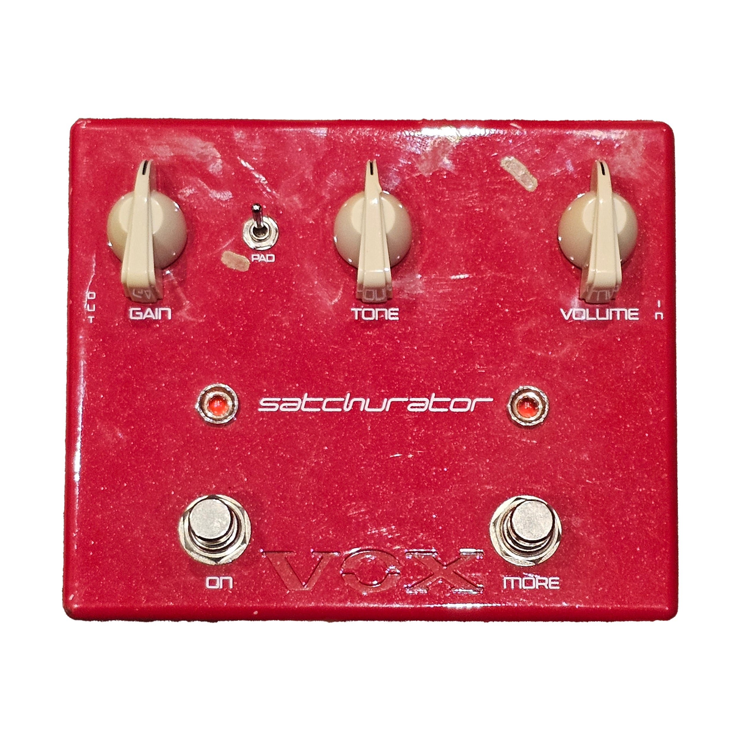joe satriani distortion pedal Vox Satchurator Joe Satriani Signature Distortion Pedal