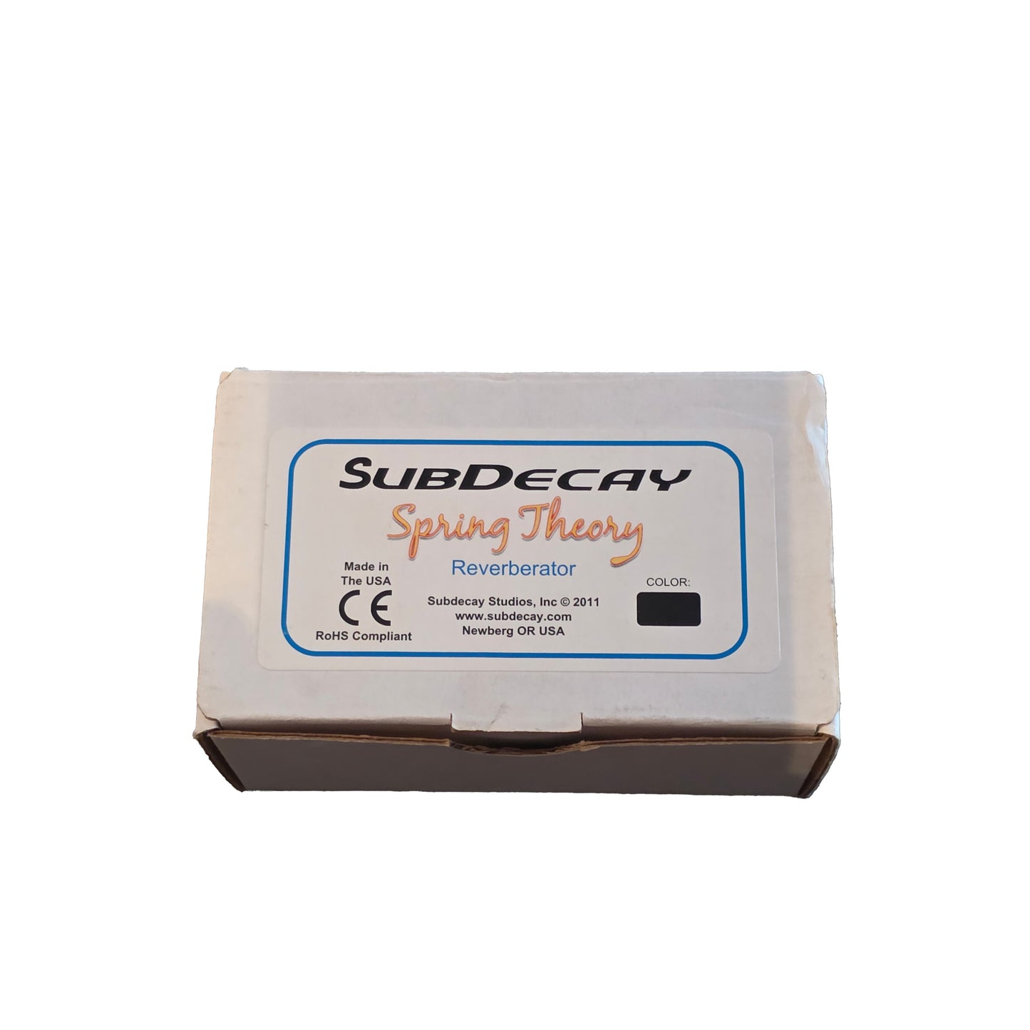 Subdecay Spring Theory Reverb